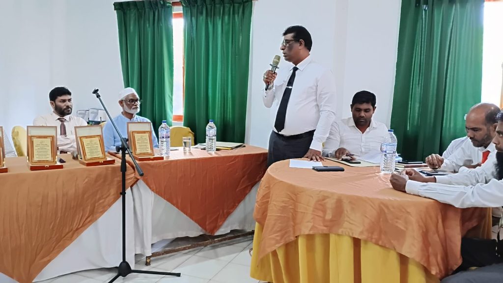 National Shoora Council’s Capacity Building Program for Principals of North Central Province
